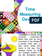 Time Measuring Devices