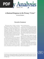 A Rational Response to the Privacy “Crisis”