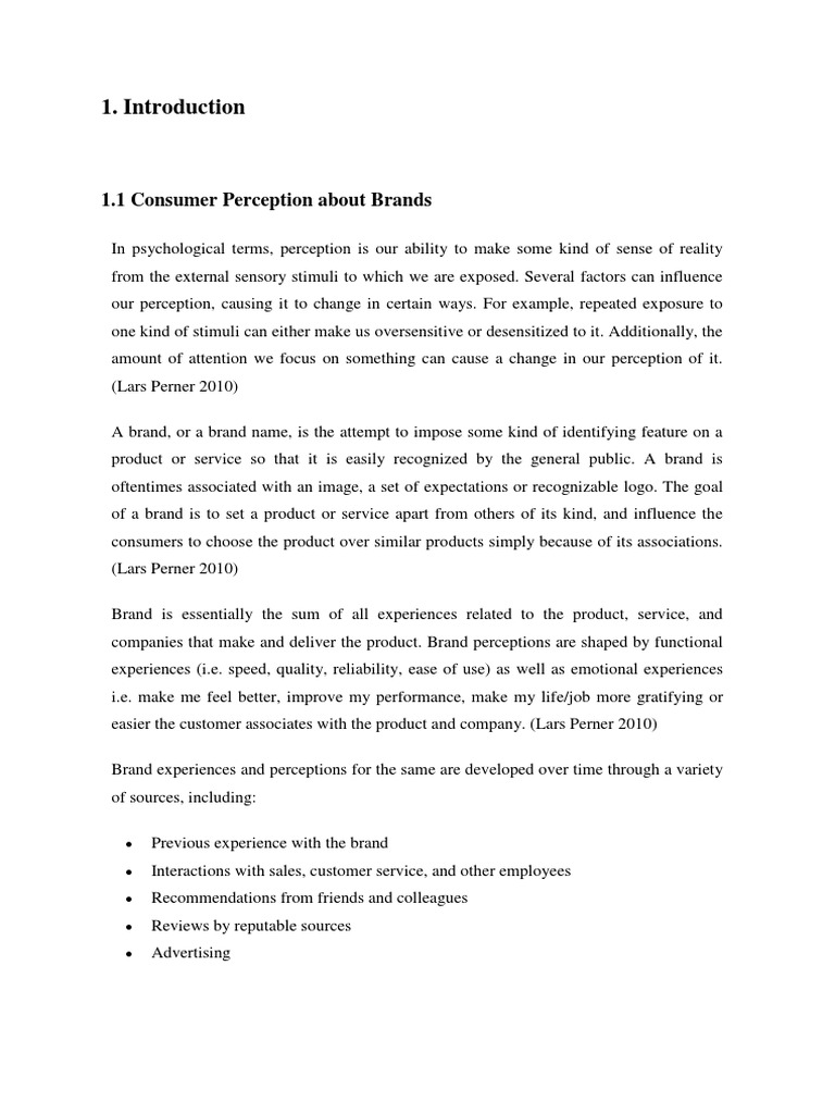 Research paper on brand image image