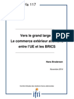 Vers le grand large ? Le commerce extérieur allemand entre l'UE et les BRICS