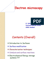 Electron Microscopy: M. Sathish Functional Materials Division CECRI-Karaikudi