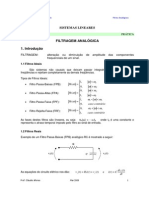 Lab.7 - Filtro Analógico Passivo RC