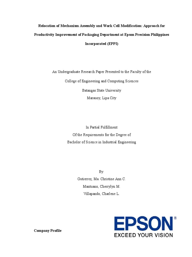 Lean production thesis picture