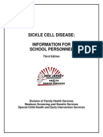 Sickle Cell Disease: Information For School Personnel: Third Edition