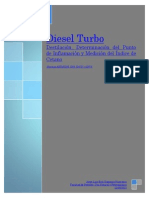 Análisis de diesel turbo ASTM