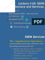 10. ISDN Architecture and Services