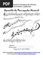 Apostila de percepção musical