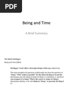 Being and Time Summary