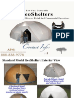 Low Cost, Deployable GeoShelters For Humanitarian Relief
