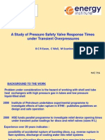 1230 - Ewan - Study of Pressure Safety Valve Response Times Under Transient Overpressures