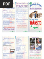 Campanha de Segurança No Transito
