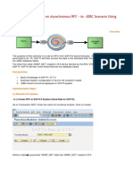 (is) a Step-By-Step Guide on Asynchronous RFC-To-JDBC Scenario Using SAP PI 7.0