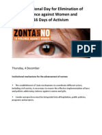 Zonta Says No - 16 Days of Activism - Day 10