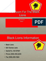 Make Room For The Black Lions: Alex Gomez Owner