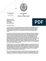 Letter on PS 75 Crossing Guards to NYPD (February 10, 2014)