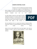 Biografía Cristóbal Colón