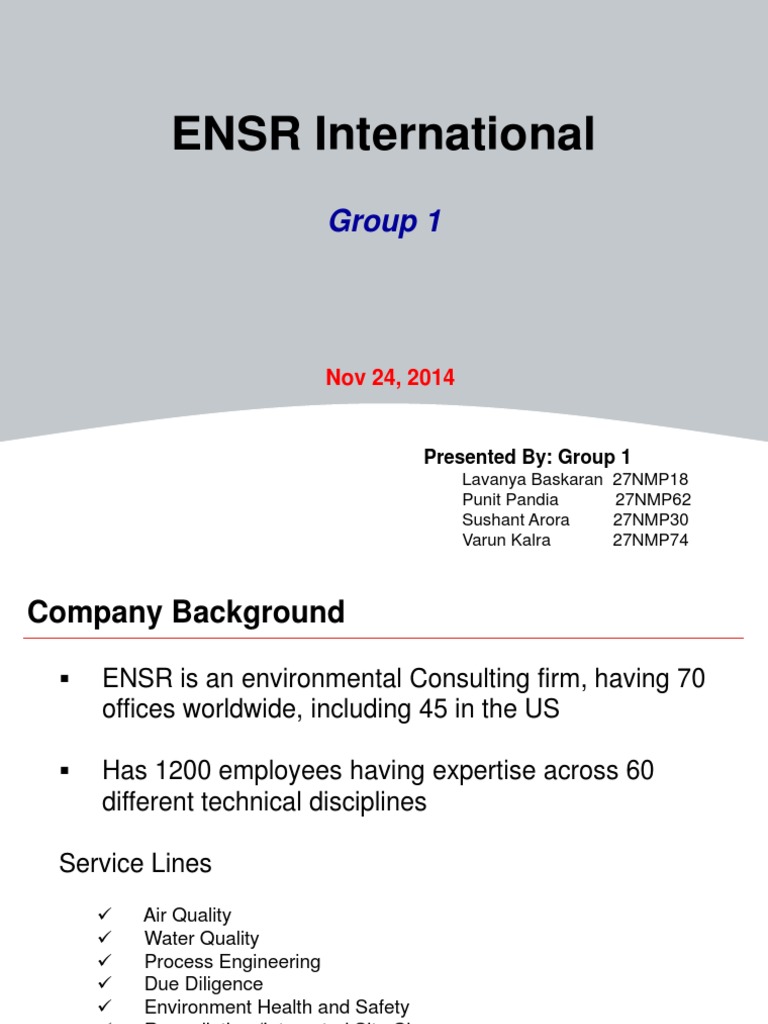 Ensr International