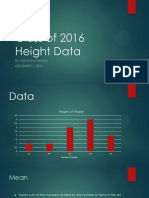 Class of 2016 Height Data