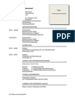 Modelo CV Cronológico en Aleman