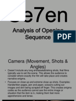 Se7en Analysis