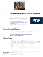 Cisco ASA 5500 Migration Guide For Version 8.3