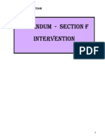 intervention addendum