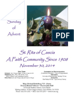 St. Rita Parish Bulletin 11/30/2014