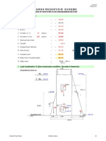 Rarhu Reservoir Scheme stability analysis and design of non-overflow dam maximum section