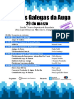 Cartaz Xornadas Galegas Da Auga 2014