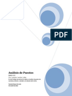 Analisis de Puesto - Director, Secretaria, Contador - Relación