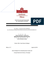 El SNTE Yla Educación Indígena. El Caso de Los Maestros Mazahuas en El Estado de México