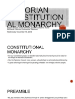 taylorian constitutional monarchy