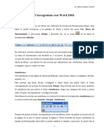 Cursograma en Word PDF