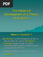 The Historical Development of a Theory of Evolution_April 2014