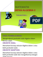 Ungkapan Algebra II