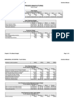 Chapter 9 Excel Budget Assignment