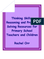 Developing of Thinking Skills, Reasoning and Problem Solving