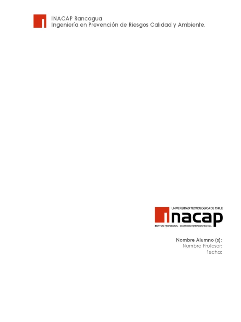 Plantilla Inacap Tipo | PDF