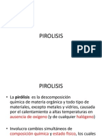 Pirolisis, Electrolisis y Polimerizacion PDF