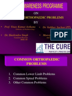 Common Orthopaedic Problems: - Prof. Vinay Kumar Asthana - Dr. Vaibhav Sachan (PT) - Dr. Shailendra Singh - Manoj Kumar