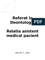 Referat Deontologie Relatia AM P