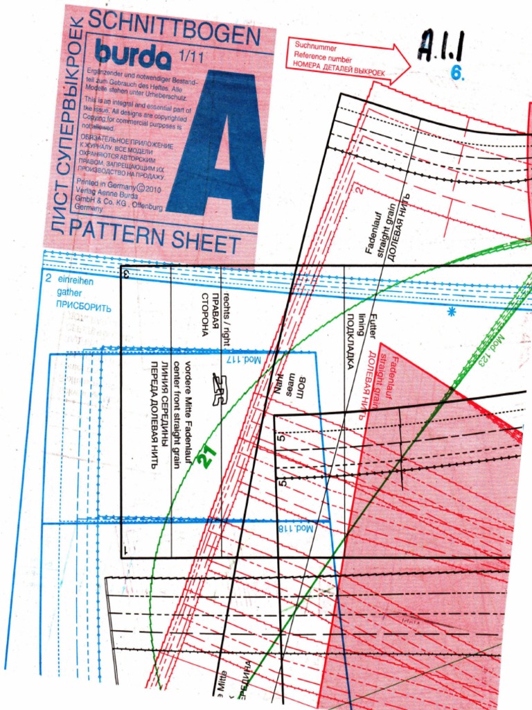 Patterns Burda 01 2011 | PDF