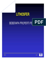 Lithosphere - Some Important Properties