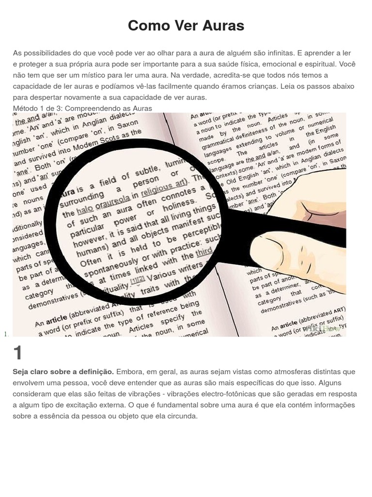 Como Ver Auras PDF Aura (paranormal) Cor