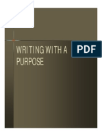 Writing With A Purpose (Compatibility Mode)