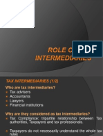 Role of Tax Intermediaries 