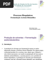 Fermentação Acetono-butanólica