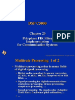 DSP C5000: Polyphase FIR Filter Implementation For Communication Systems