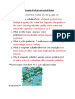 freshwater pollution guided notes