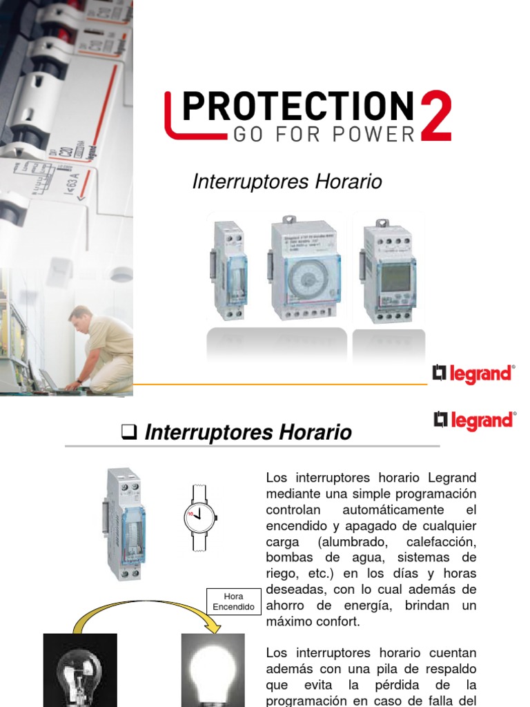 INTERRUPTOR HORARIO DIGITAL MODULO LEGRAND